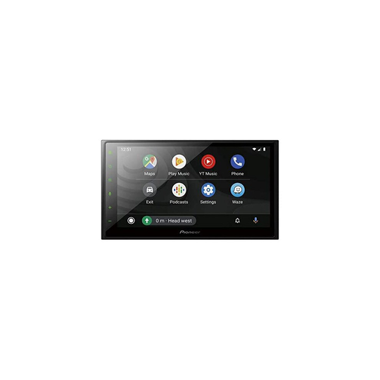 Pioneer SPH-DA250DAB 6.8" 2-DIN Multimedia Player, With Capacitive Touchscreen, Bluetooth, Apple CarPlay, Android Auto, DAB+ Digital Radio, WAZE