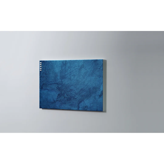 Concrete Blue Magnetic Wall Mounted Cork Board