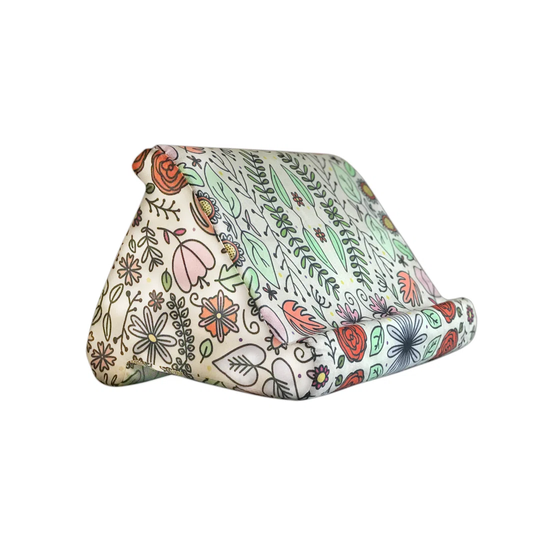 Paisley Tablet Cushion And Book Pillow Stand Holder