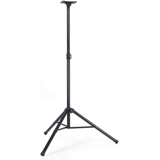 (Black Tripod ONLY ) Viewi DJ PA Disco Speaker Stands Folding Tripod Leg Black Set of Six with Mounting Adapter/Top Hat