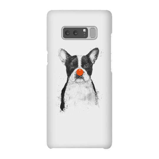 Balazs Solti Red Nosed Bulldog Phone Case for iPhone and Android - Samsung Note 8 - Snap Case - Gloss