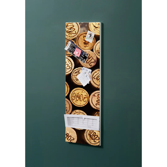 Notiz Motive Cork Magnetic Wall Mounted Cork Board