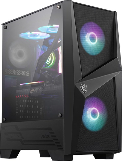 MSI MAG FORGE 100R Mid Tower Gaming Computer Case