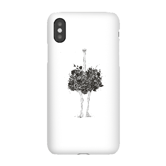 Balazs Solti Ostrich Phone Case for iPhone and Android - iPhone X - Snap Case - Gloss