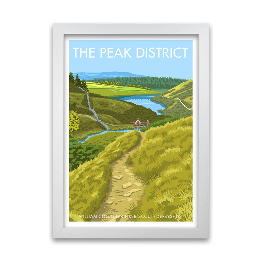 Peak District - Graphic Art Print on Paper
