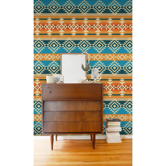 Walllpaper Roll 290X290cm Wallpaper Material With Print Mural Decoration Kitchen Livingroom Bedroom - Navajoorange Large