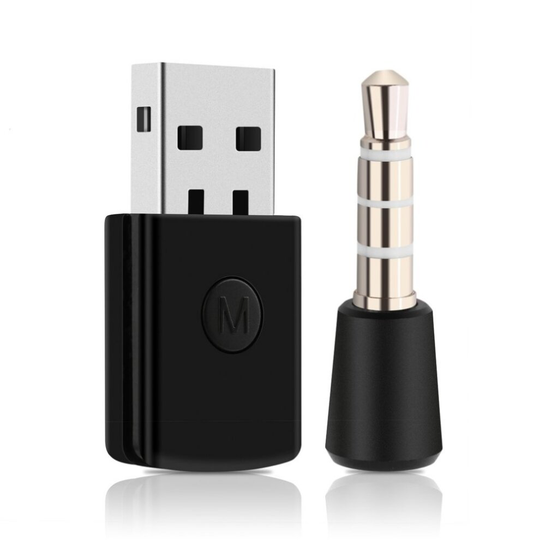 3.5mm Bluetooth 4.0 + EDR USB Bluetooth Adapter Dongle for PS4 BT Headset
