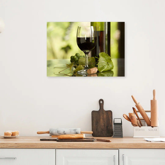 Canvas Print, Food And Beverages Green
