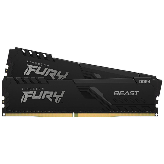 Kingston FURY Beast 32GB (2 x 16GB) 3600MHz DDR4 RAM - Black