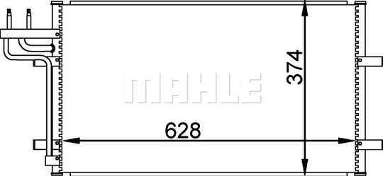 Condenser Air Conditioning 8FC351301-731 by BEHR