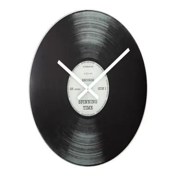 Nextime Spinning Time Analog Ur - Sort