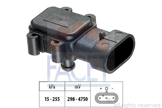 Air Pressure Sensor, height adaptation Made in Italy - OE Equivalent 103064
