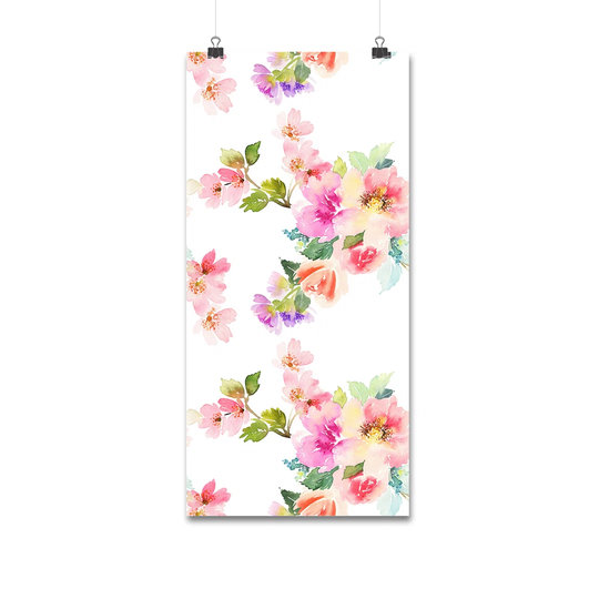 Walllpaper Roll 312X219cm Mural Decoration Kitchen Livingroom Bedroom Wallpaper Material With Print - Delicate Flowers Leaves