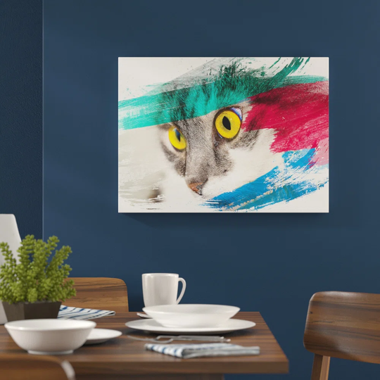 'Cat Eyes' Graphic Art Print Poster