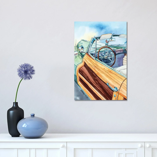 Camera Two Tone by Jonathan Brooks - Wrapped Canvas Gallery-Wrapped Canvas Giclée