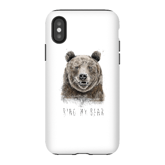 Balazs Solti Ring My Bear Phone Case for iPhone and Android - iPhone X - Tough Case - Gloss