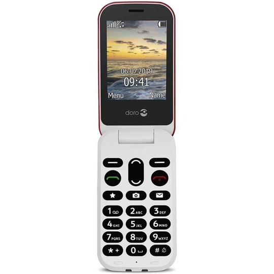 Doro 6040 2.8" 3G Mobile Phone - Red / White