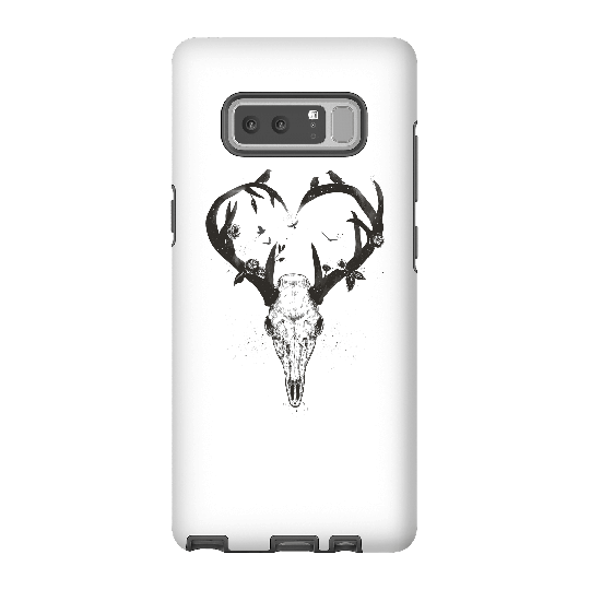 Balazs Solti Antlers Phone Case for iPhone and Android - Samsung Note 8 - Tough Case - Gloss