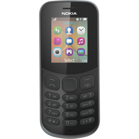 (Unlocked, Black) Nokia 130 Dual Sim | 8MB | 4MB RAM