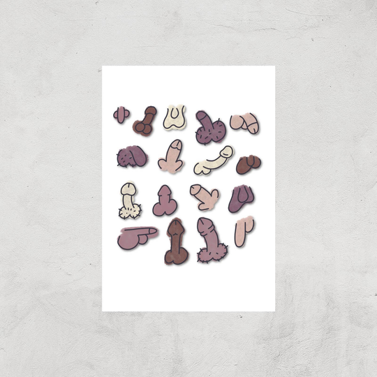 Peckers Giclee Art Print - A2 - Print Only