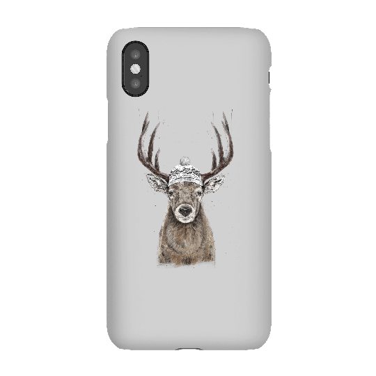 Balazs Solti Winter Deer Phone Case for iPhone and Android - iPhone X - Snap Case - Gloss