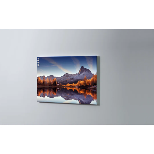 Lake Mountains Magnetic Wall Mounted Cork Board
