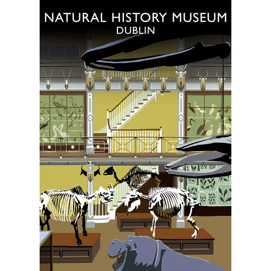 Natural History Musuem by Richard O'Neil - Graphic Art Print on Paper
