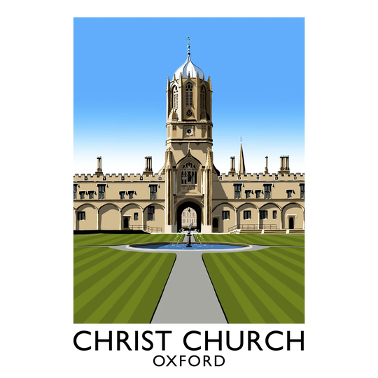 'Christ Church Oxford 2' by Richard O'Neil Graphic Art