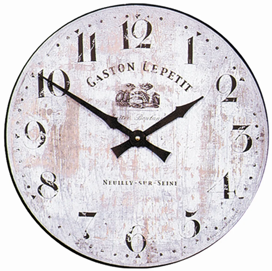 36cm French Bakers Wall Clock