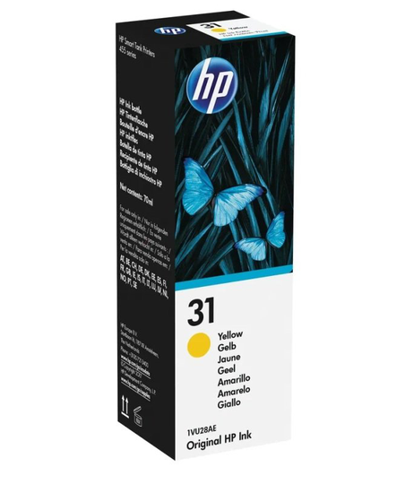 Hp 31 70ml Yellow Ink Bottle