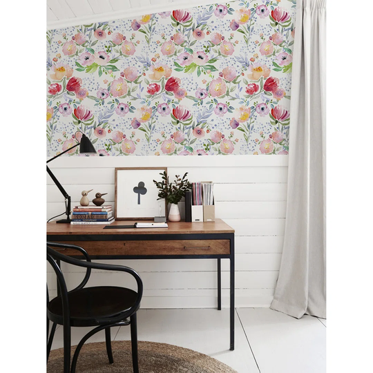 Mariam 2.08m x 1.46m Matte Wallpaper Roll