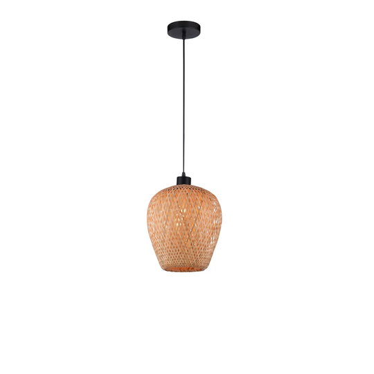 Casey Bamboo 1-Light Single Pendant