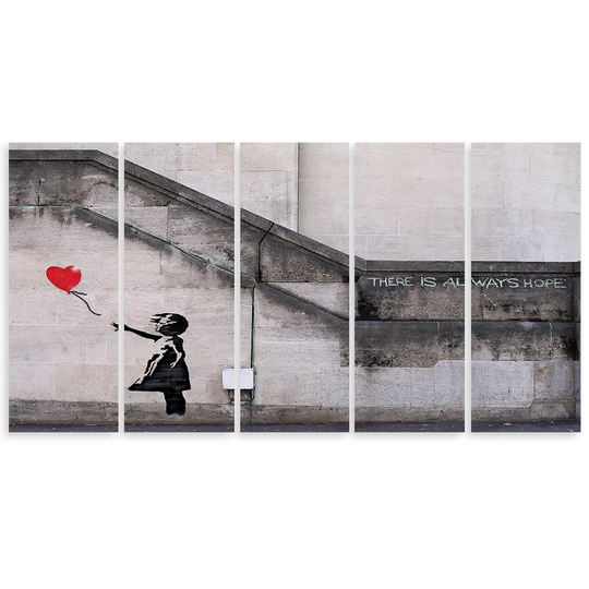 Canvas Print Banksy Balloon Girl