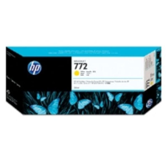 HP 772 Yellow Original Ink Cartridge - Standard Yield 300ml - CN630A