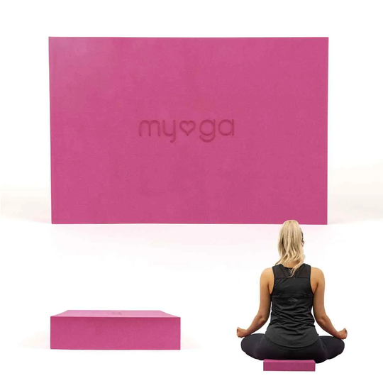 Extra Large Foam Yoga Block - Plum