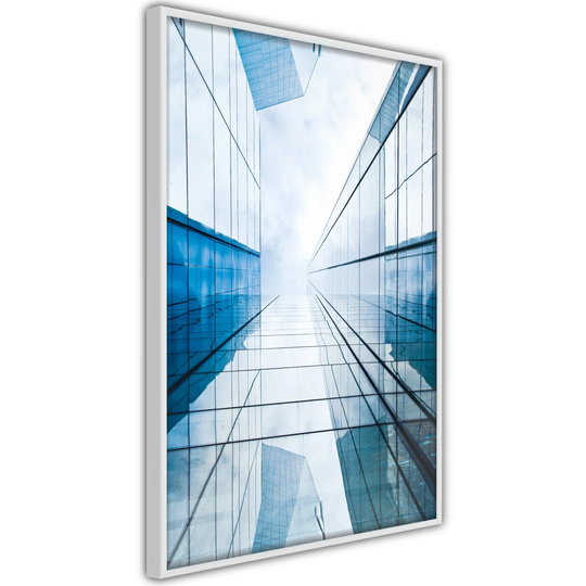 Poster - Steel And Glass (Blue)
