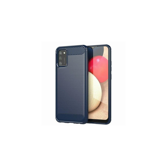Samsung Galaxy M32 / A22 4G Fibre Silicone Phone Case Cover (Blue)