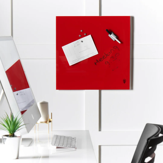 Memo Glass Magnetic Wall Mounted Dry Erase Board