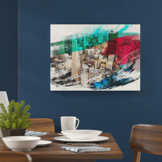 'San Francisco Skyline California Skyline' Graphic Art Print Poster