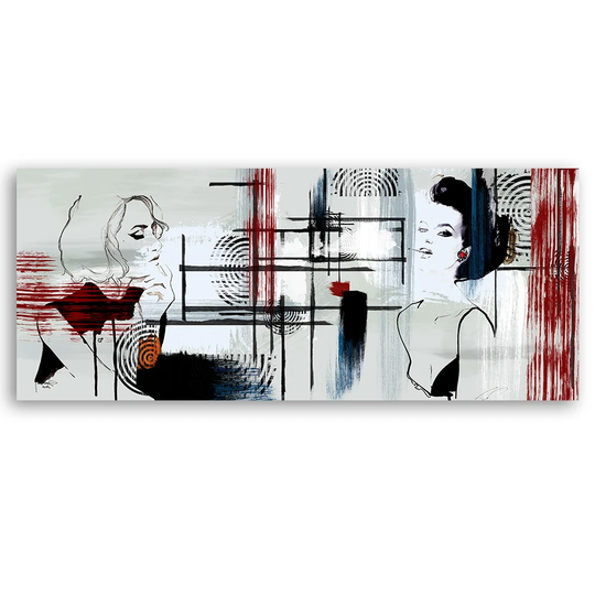Canvas Print, Red Abstractions 16907