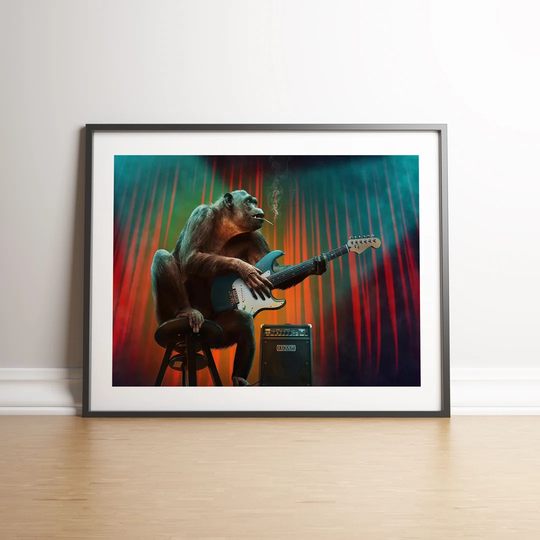 Rock N Roll Ape Colour
