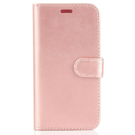 For Samsung Galaxy S7 Phone Case, Cover, Wallet, Slots, PU Leather / Gel - Rose Gold