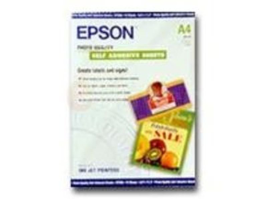 Epson White Photo Paper Self-Adhesive 167gsm (Pack of 10)