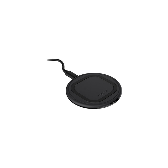 OtterBox Wireless Charging Pad 10W + UK Wall Charger 18W + USB A-Micro USB Cable, black