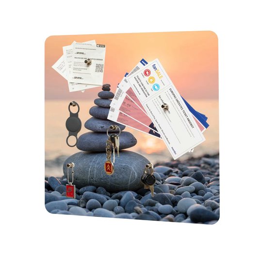 Stones Sunset Magnetic Wall Mounted Magnetic Board