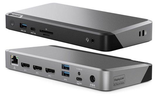 ALOGIC DX3 Triple 4K Display Universal Docking Station - with 100W Power Delivery