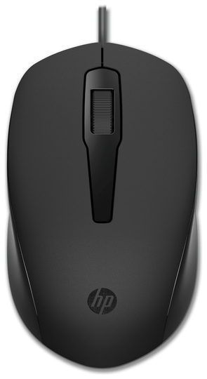 HP 150 Wired Mouse - Black