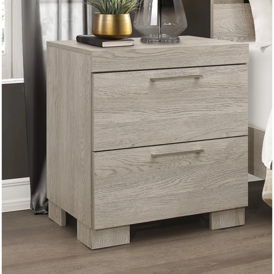 Syrna 2 Drawer Bedside Table