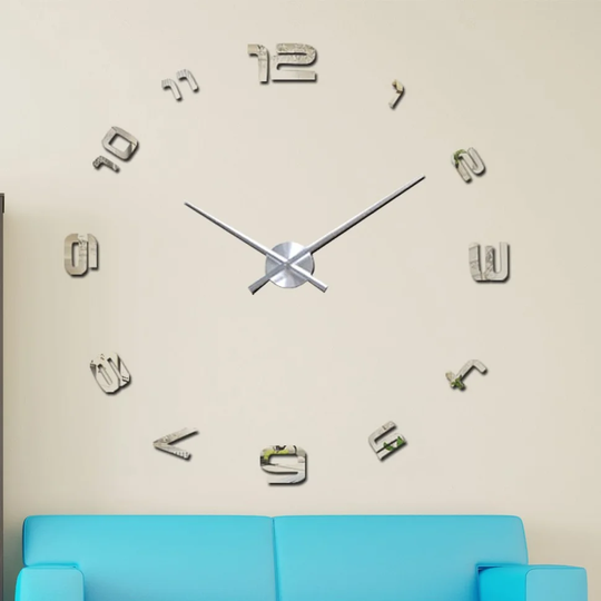 Oversized 120cm Luxury DIY Wall Clock