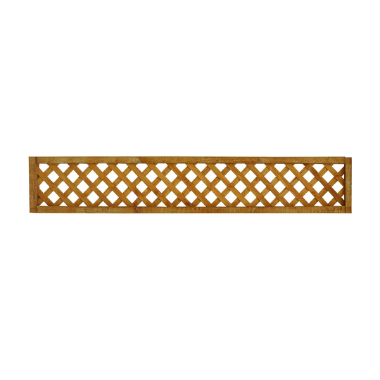 Forest Garden Diamond Lattice Fence Topper - 183 x 30cm